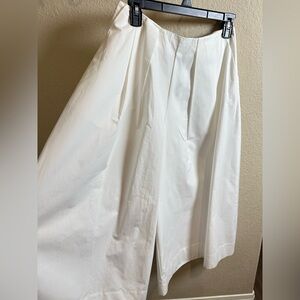 Miou Muse White Gaucho Bottoms